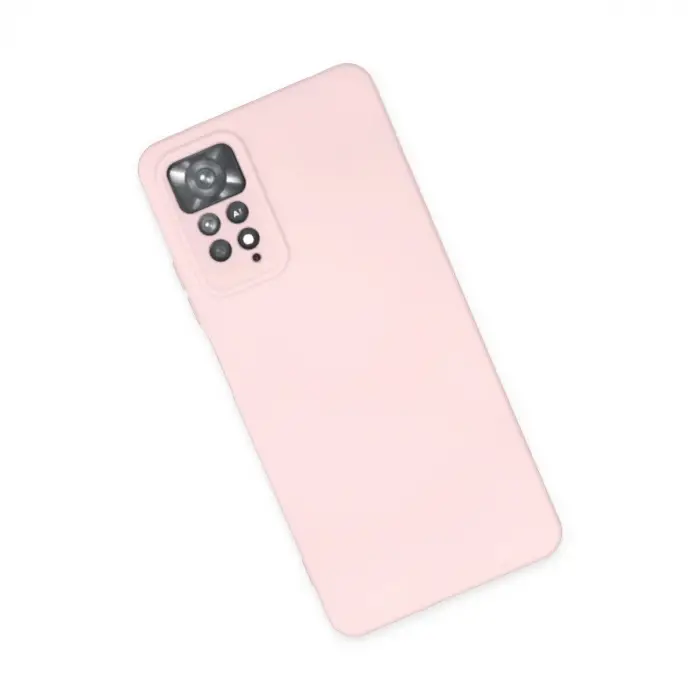Note 11 Pro Kılıf Nano İçi Kadife  - Pudra