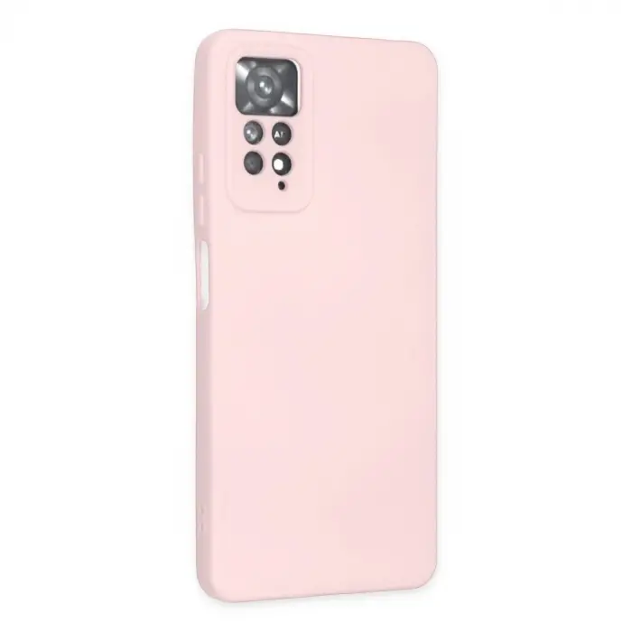 Note 11 Pro Kılıf Nano İçi Kadife  - Pudra