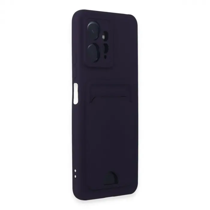 Note 12 4g Kılıf Kelvin Kartvizitli  - Derin Mor