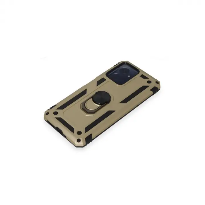 Note 12 4g Kılıf Sofya Yüzüklü  Kapak - Gold