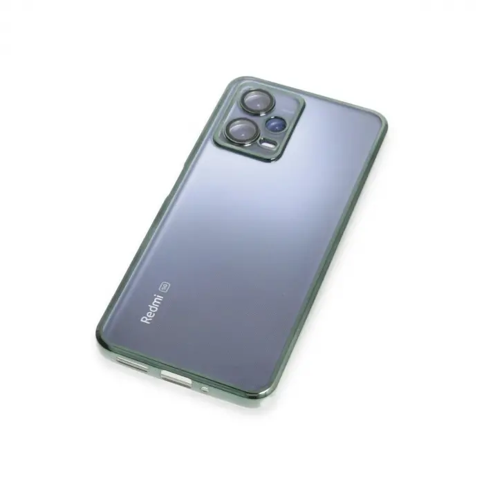 Note 12 5g Kılıf  Lensli  - Yeşil