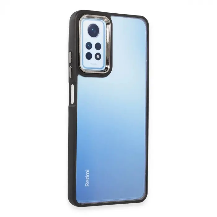 Note 12 Pro 4g Kılıf Dora Kapak - Siyah