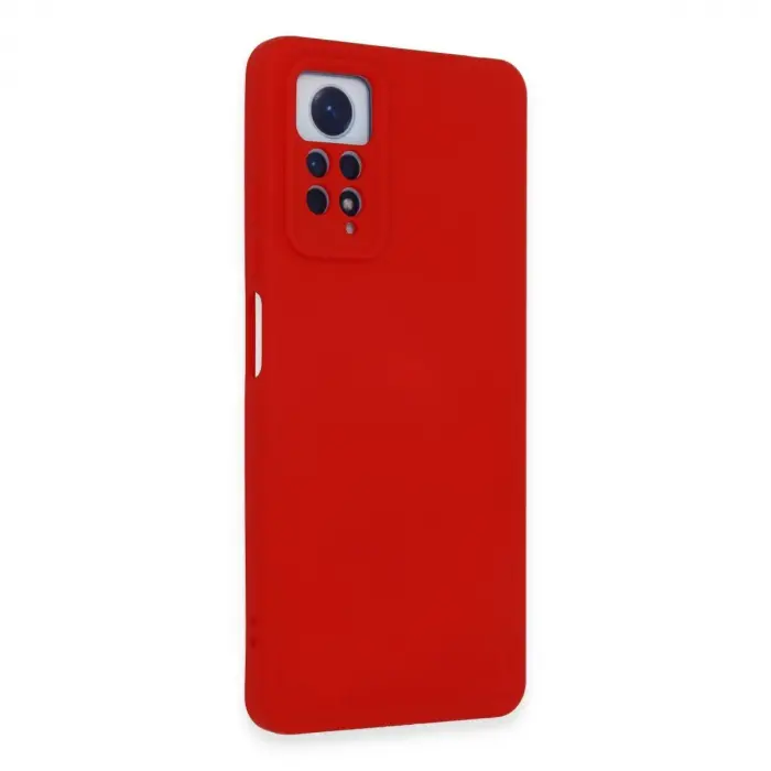 Note 12 Pro 4g Kılıf Nano İçi Kadife  - Kırmızı