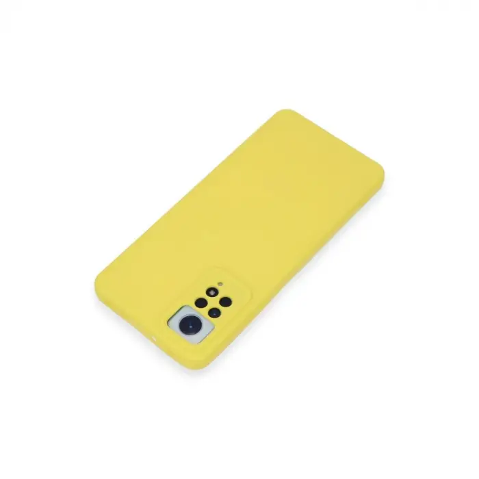 Note 12 Pro 4g Kılıf Nano İçi Kadife  - Sarı