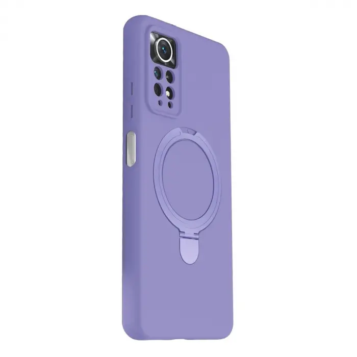 Note 12 Pro 4g Regal Magsafe Standlı Kapak - Lila