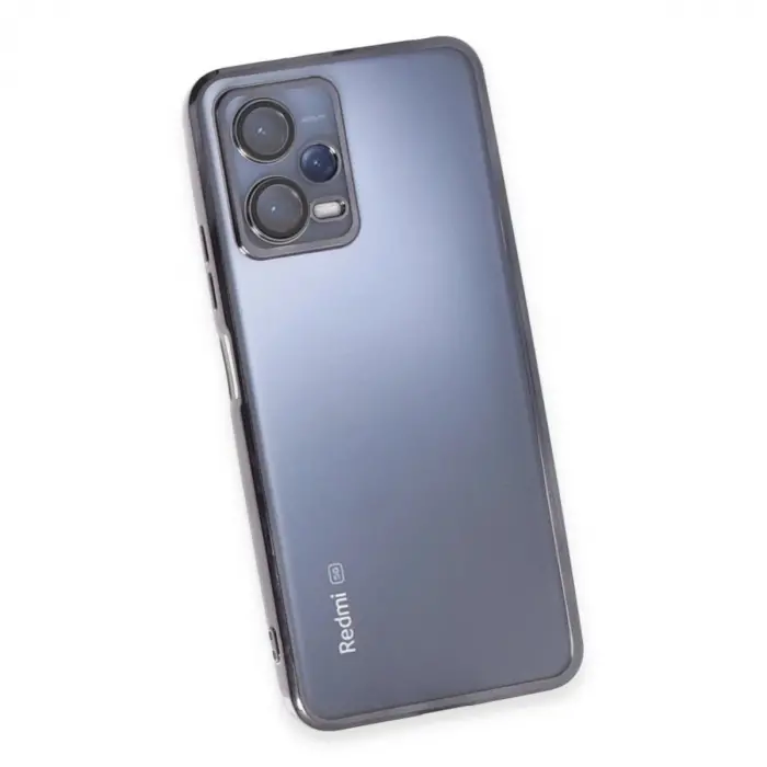 Note 12 Pro 5g Kılıf  Lensli  - Siyah
