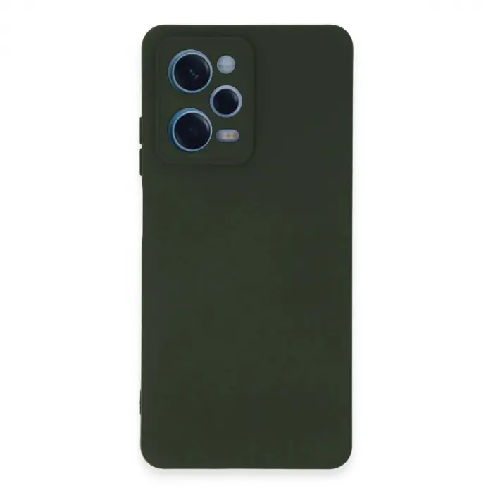 Note 12 Pro 5g Kılıf Nano İçi Kadife  - Koyu Yeşil