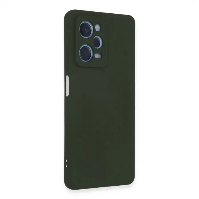Note 12 Pro 5g Kılıf Nano İçi Kadife  - Koyu Yeşil