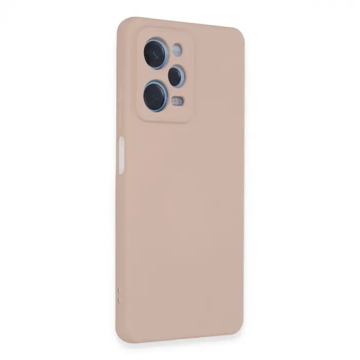 Note 12 Pro 5g Kılıf Nano İçi Kadife  - Pudra