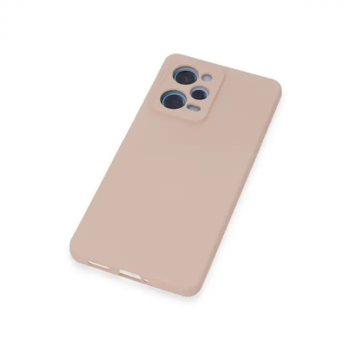 Note 12 Pro 5g Kılıf Nano İçi Kadife  - Pudra