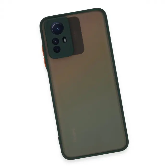 Note 12s Kılıf Montreal  Kapak - Yeşil