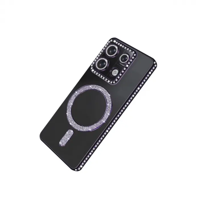 Note 13 Pro 4g Joke Simli Magneticsafe Kılıf - Derin Mor