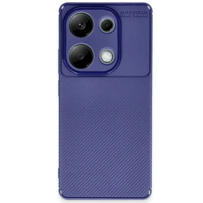 Note 13 Pro 4g Kılıf Auto Fus Karbon Kapak - Lacivert