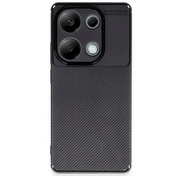 Note 13 Pro 4g Kılıf Auto Fus Karbon Kapak - Siyah