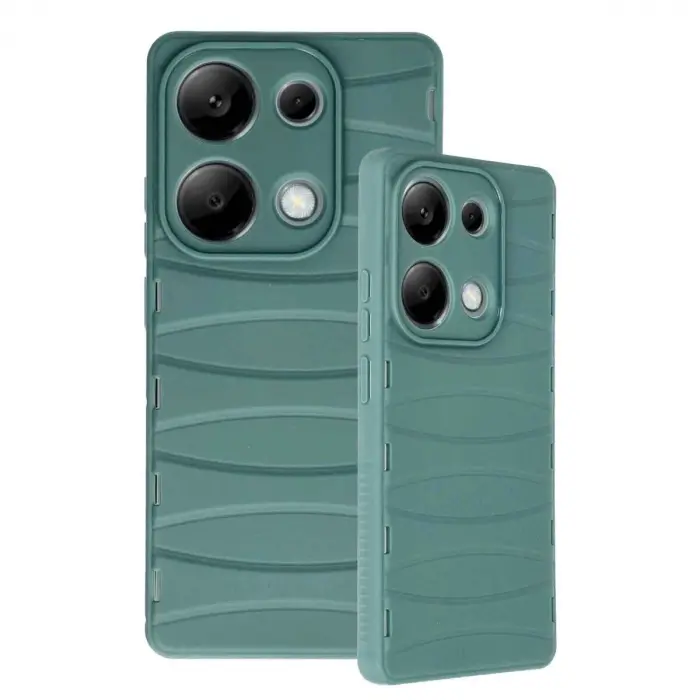 Note 13 Pro 4g Kılıf Bibercas  Kapak - Koyu Yeşil