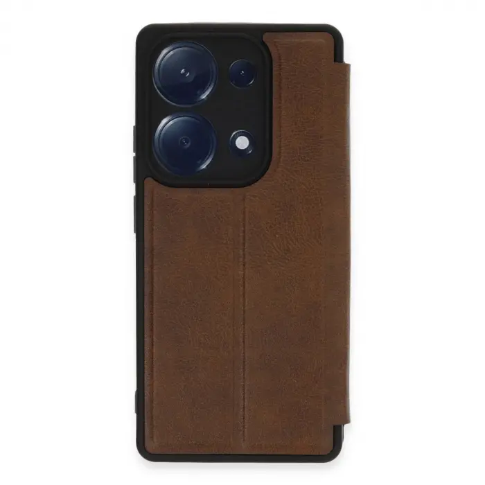 Note 13 Pro 4g Kılıf Flip Cover - Taba