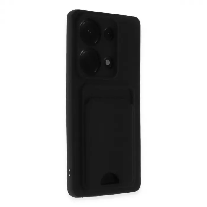 Note 13 Pro 4g Kılıf Kelvin Kartvizitli  - Siyah