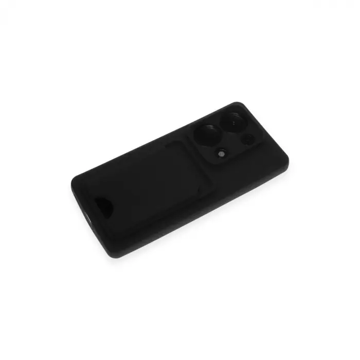 Note 13 Pro 4g Kılıf Kelvin Kartvizitli  - Siyah