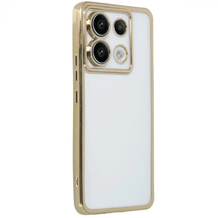 Note 13 Pro 4g Kılıf  Lensli  - Gold