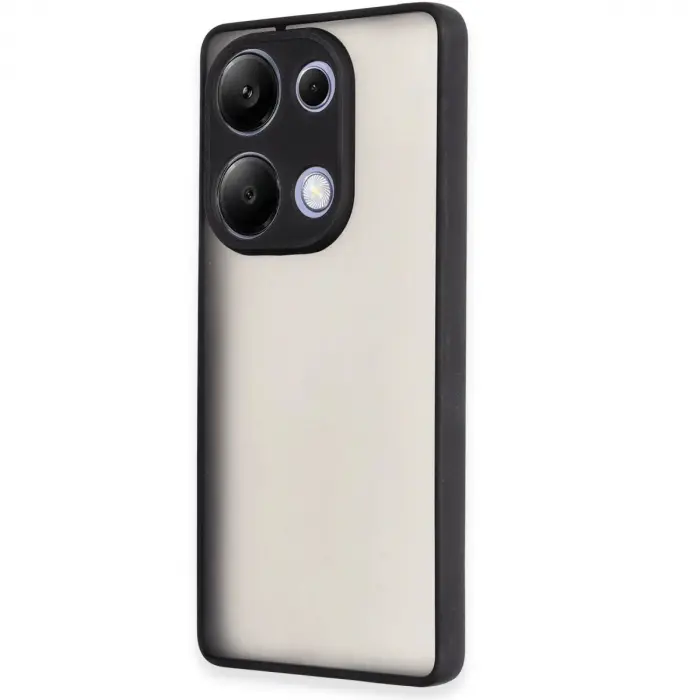 Note 13 Pro 4g Kılıf Montreal  Kapak - Siyah