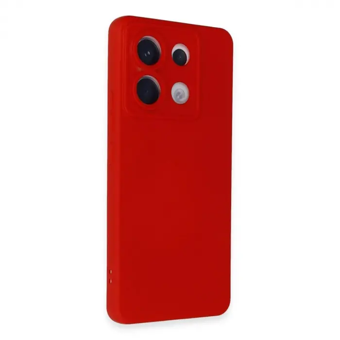 Note 13 Pro 5g Kılıf Nano İçi Kadife  - Kırmızı