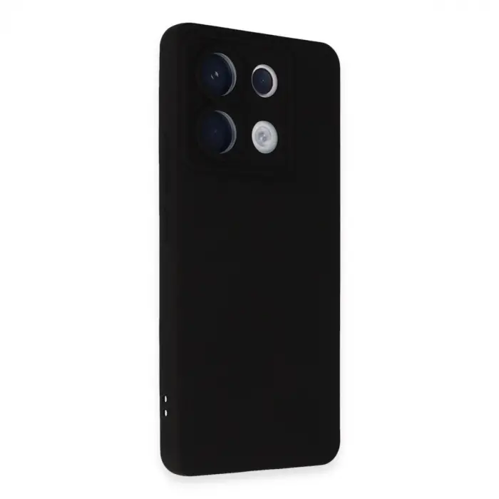Note 13 Pro 5g Kılıf Nano İçi Kadife  - Siyah