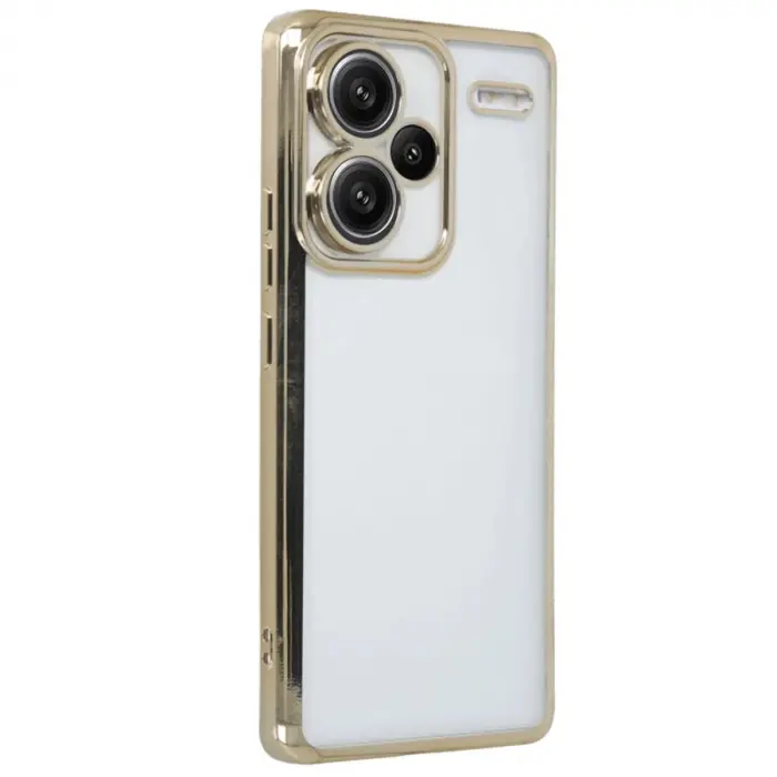 Note 13 Pro Plus Kılıf  Lensli  - Gold