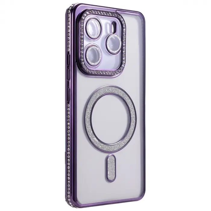 Note 14 4g Joke Simli Magneticsafe Kılıf - Derin Mor