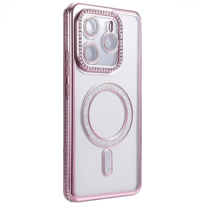 Note 14 4g Joke Simli Magneticsafe Kılıf - Pembe