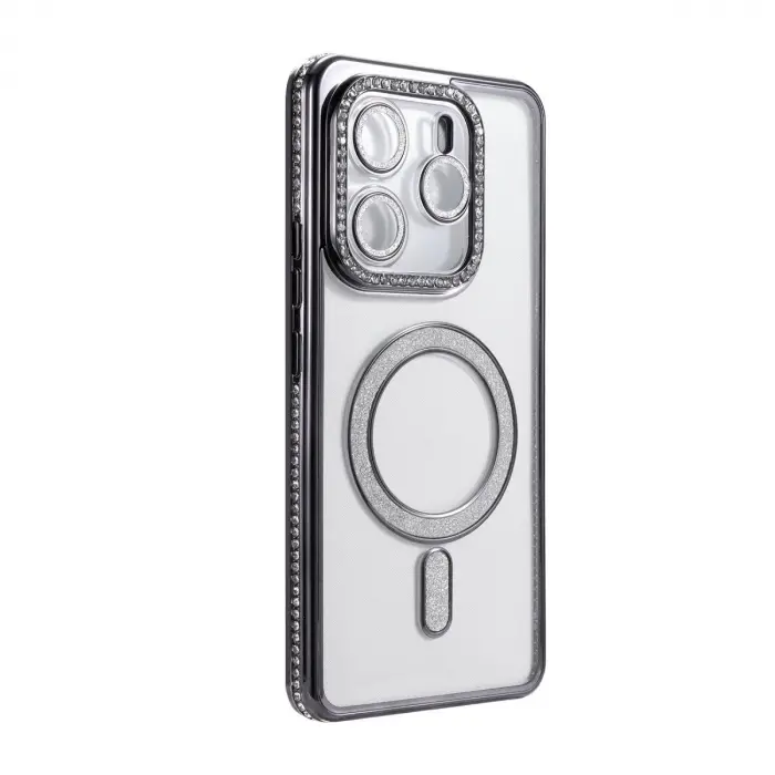Note 14 4g Joke Simli Magneticsafe Kılıf - Siyah