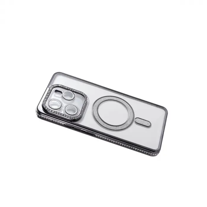 Note 14 4g Joke Simli Magneticsafe Kılıf - Siyah