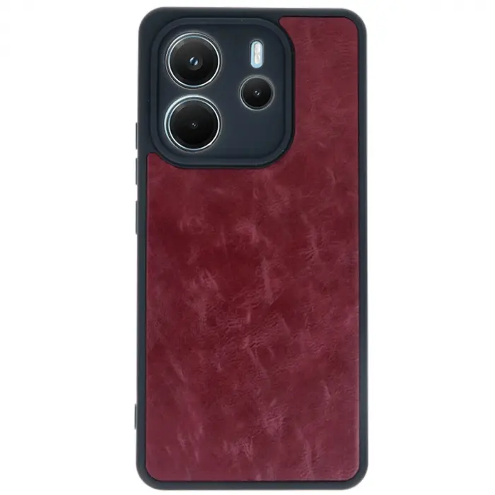 Note 14 4g Kılıf Aras Deri Kapak - Bordo