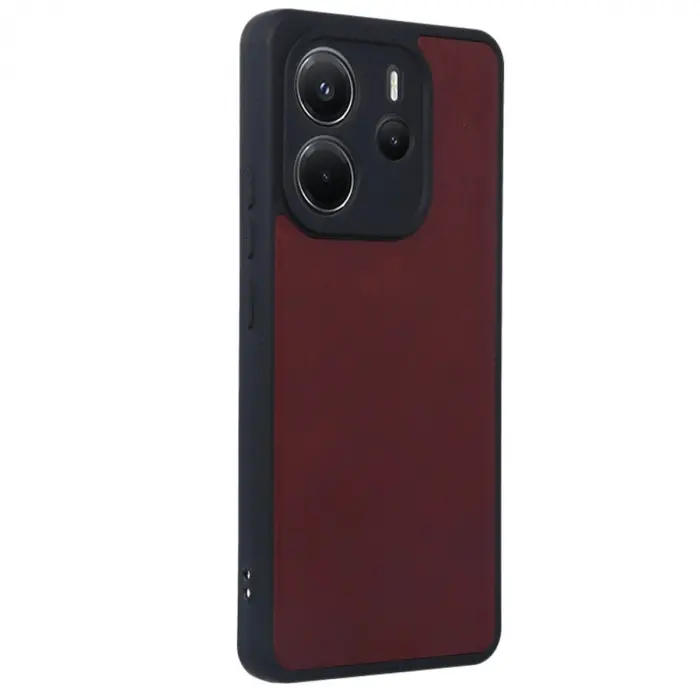 Note 14 4g Kılıf Aras Deri Kapak - Bordo