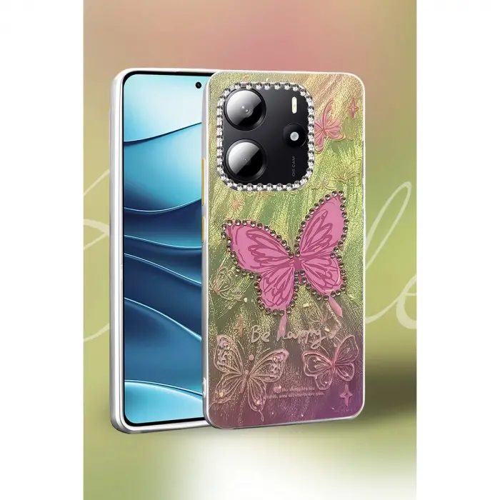 Note 14 4g Kılıf Blade Aynalı Desenli Kapak - Desen 5