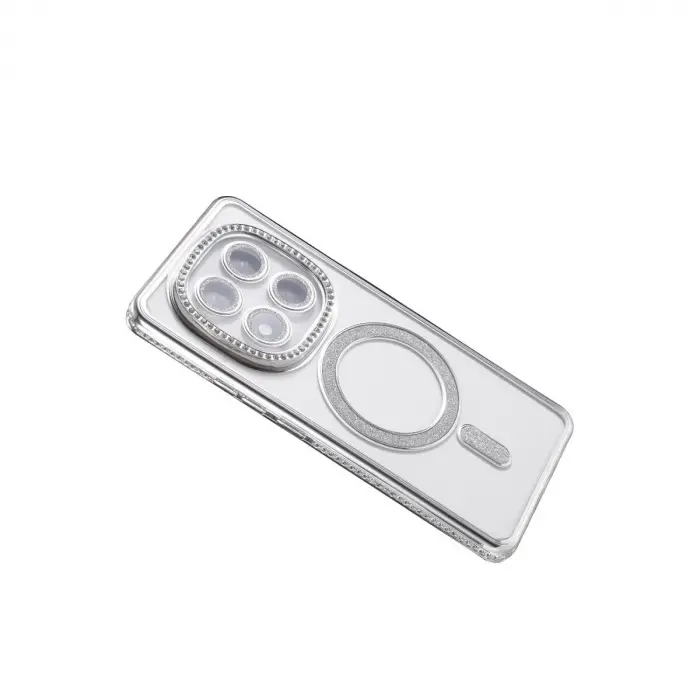 Note 14 Pro 5g Joke Simli Magneticsafe Kılıf - Gümüş