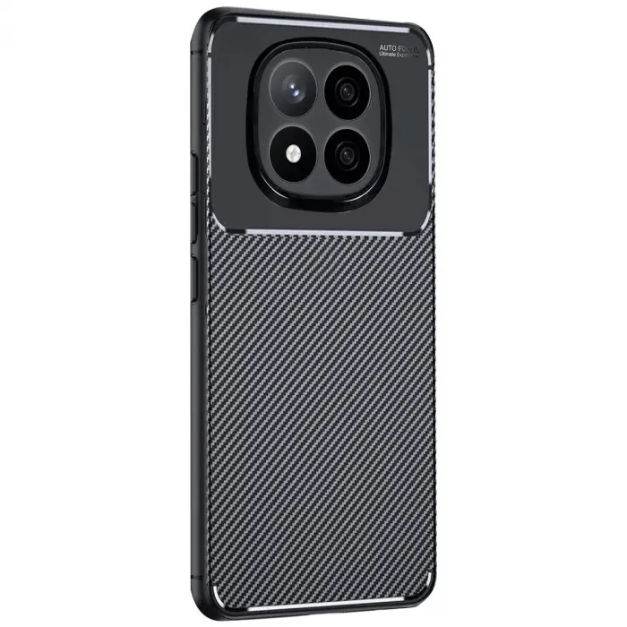 Note 14 Pro 5g Kılıf Auto Fus Karbon Kapak - Siyah
