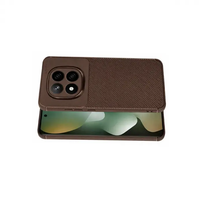 Note 15 Pro 5g Auto Fus Karbon Kapak - Kahverengi