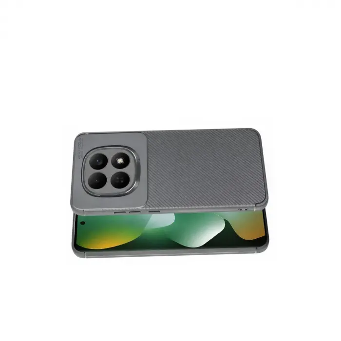 Note 15 Pro Plus 5g Auto Fus Karbon Kapak - Gri