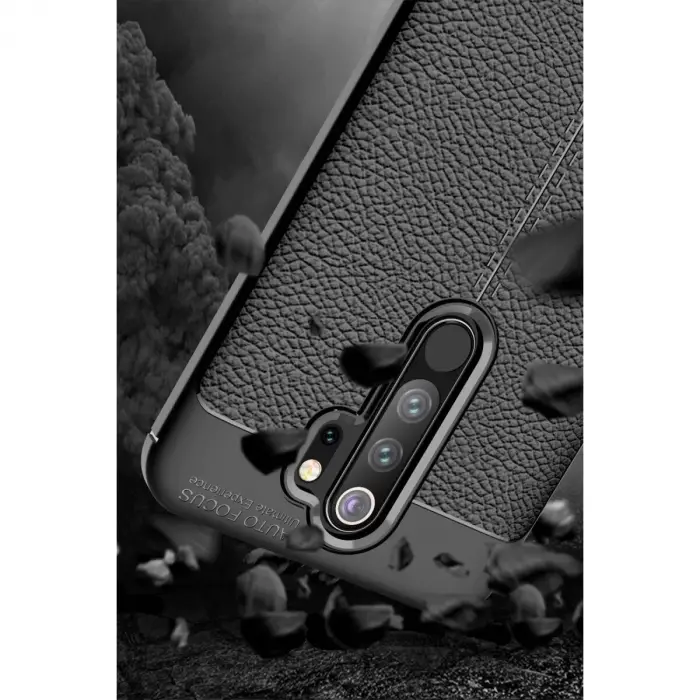 Note 8 Pro Kılıf Auto Fus Kapak - Kırmızı