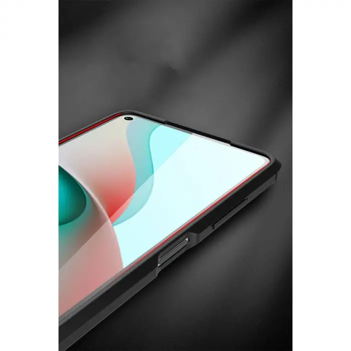 Note 9 5g Kılıf Auto Fus Kapak - Siyah