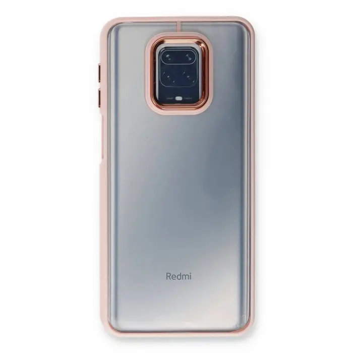 Note 9 Pro Kılıf Dora Kapak - Pudra