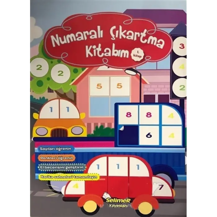 Numaraları Çıkartma Kitabım (4  Takım)