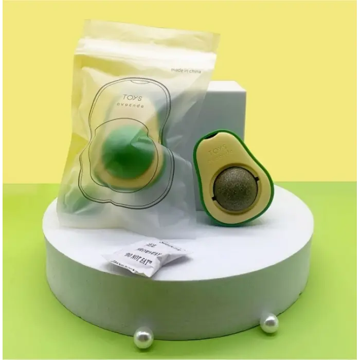 okado Şeklinde Catnipli Doğal Kedi Yalama Topu 6 Cm