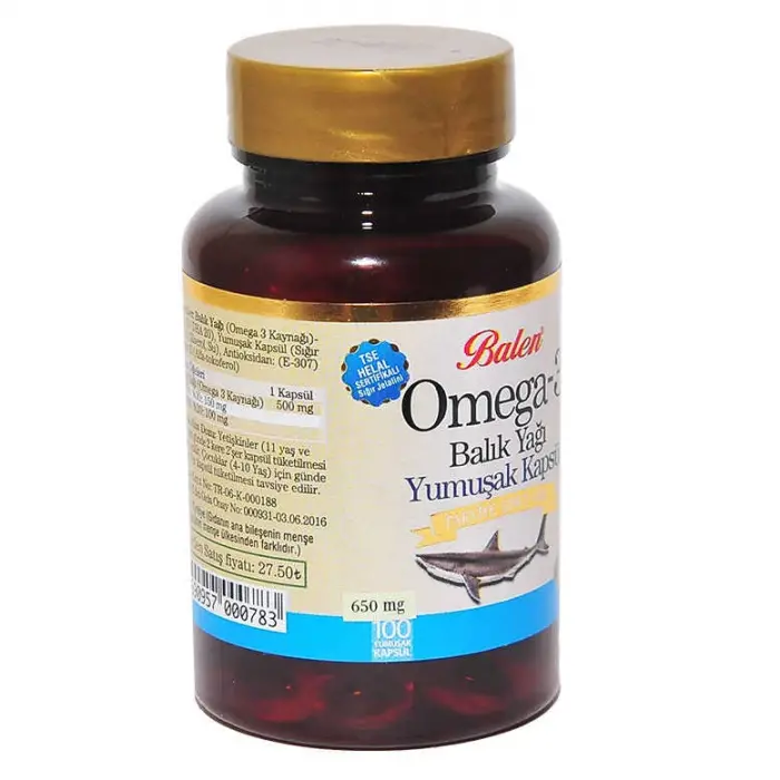 Omega 3 Balık Yağı Yumuşak 100