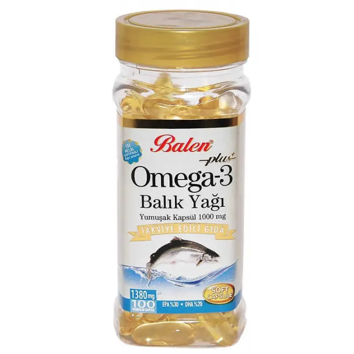Omega 3 Plus+ Balık Yağı Yumuşak 100