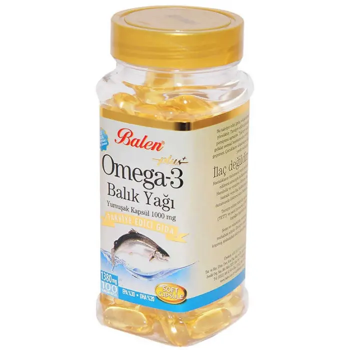 Omega 3 Plus+ Balık Yağı Yumuşak 100