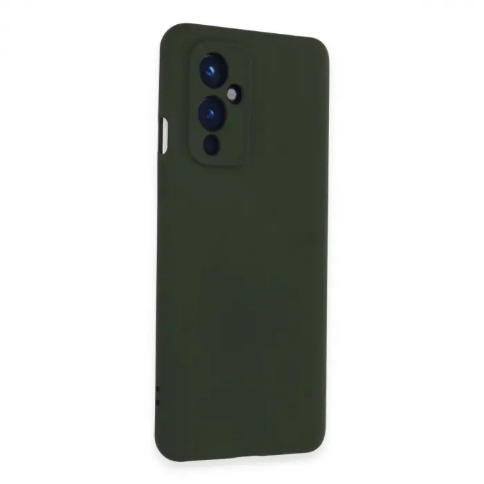 One Plus 9 Kılıf Nano İçi Kadife  - Koyu Yeşil