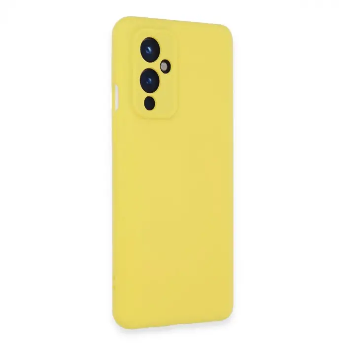One Plus 9 Kılıf Nano İçi Kadife  - Sarı
