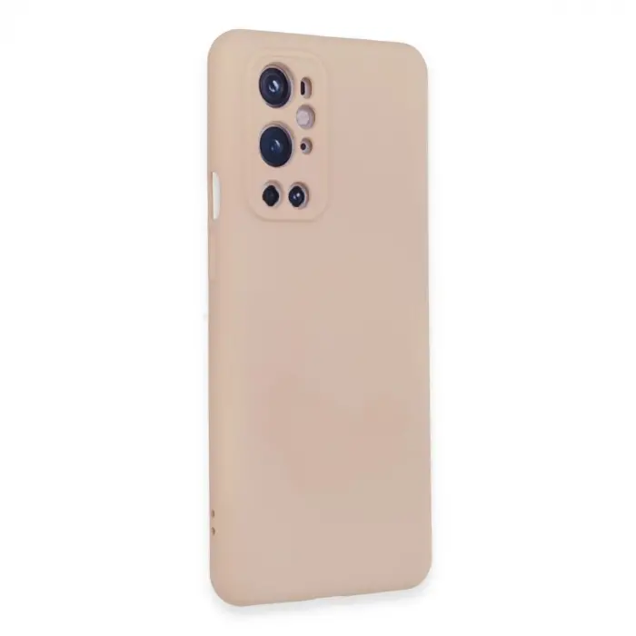 One Plus 9 Pro Kılıf Nano İçi Kadife  - Pudra
