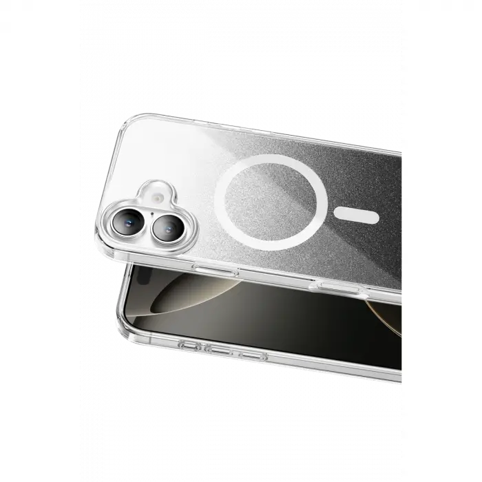 Onegif Apple İphone 17 Sora Simli Magsafe Kapak - Siyah